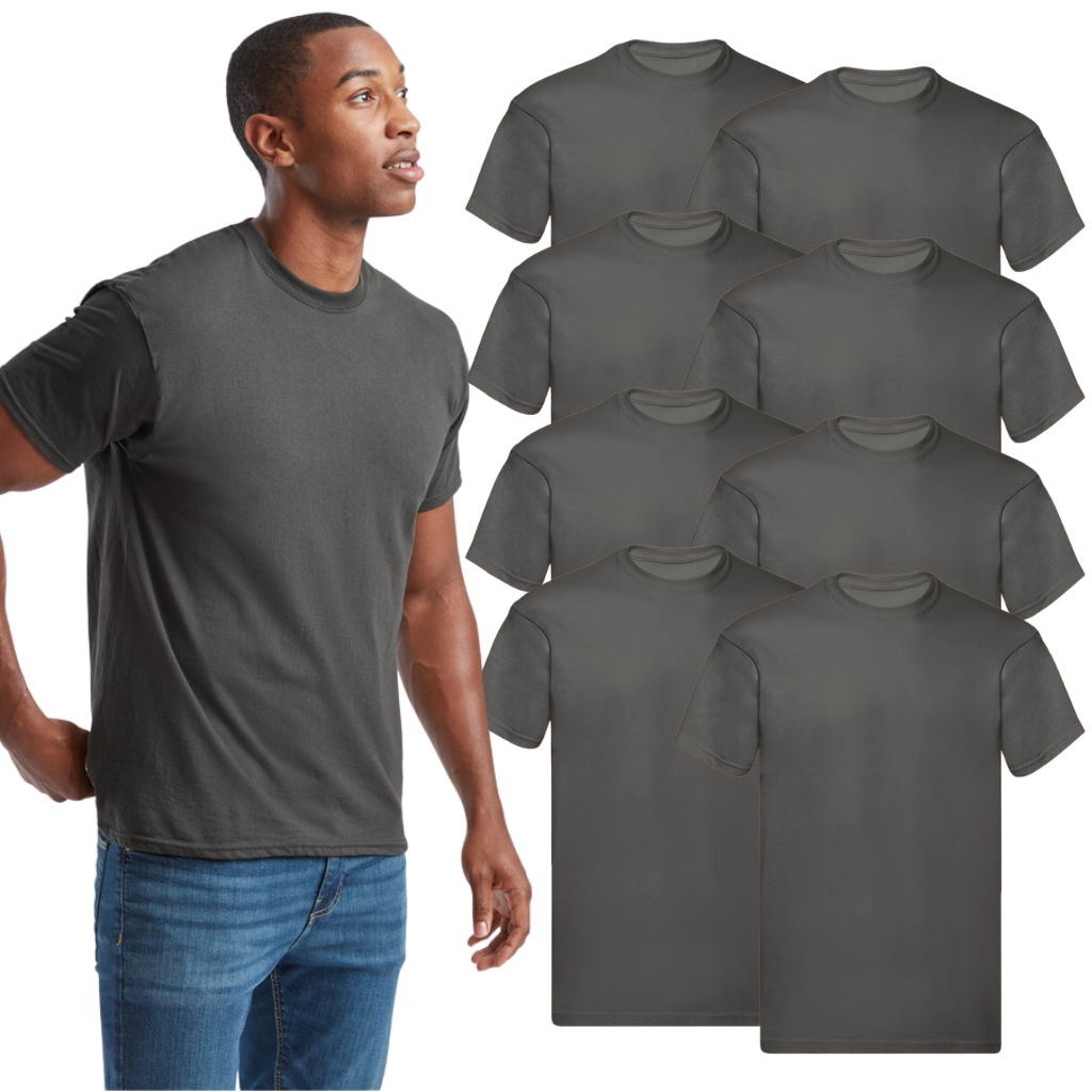 Zestaw grafitowych koszulek 100% BAWEŁNA 3/5/8