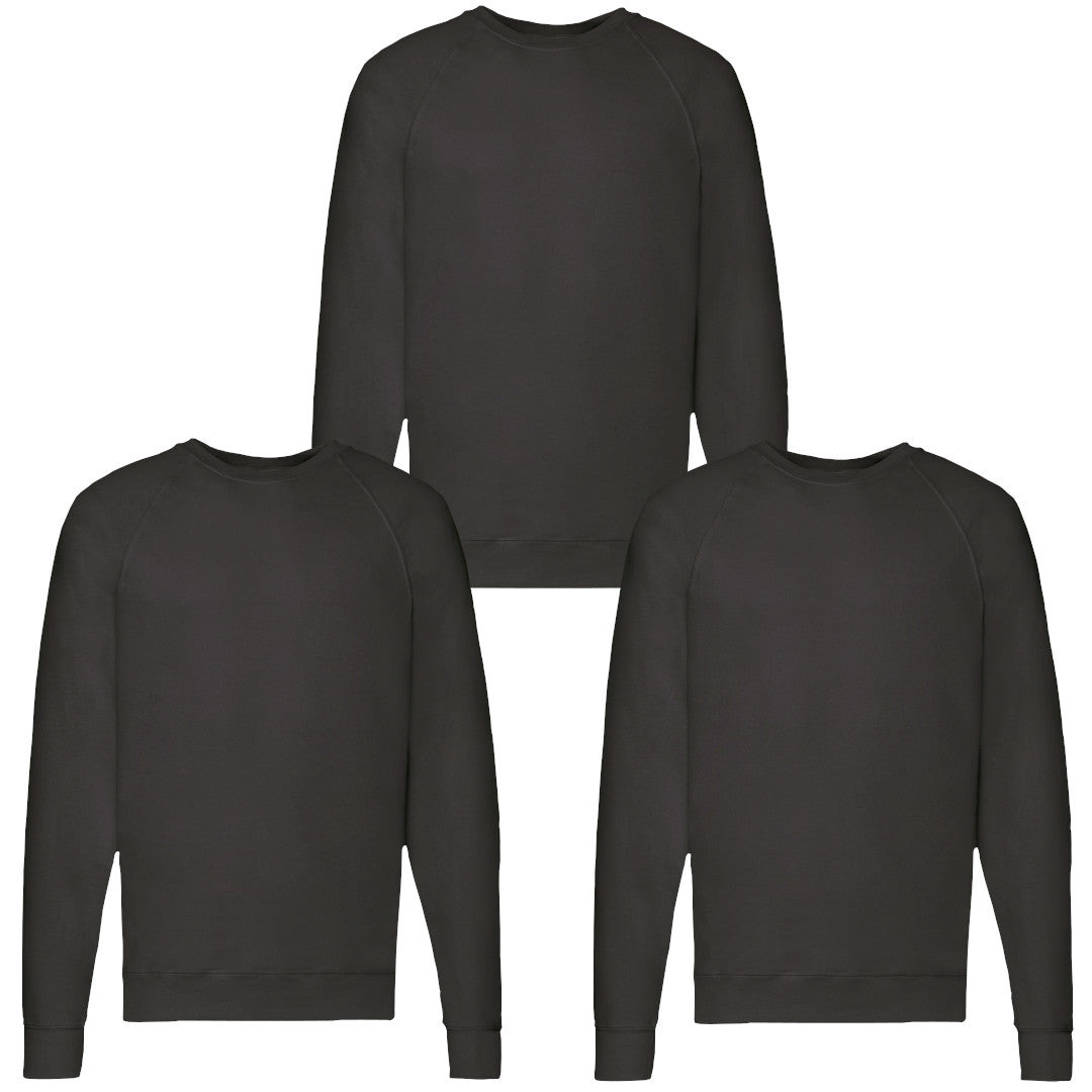 3-pack Bluz męskich bez kaptura bawełna 240G/M2